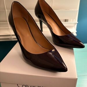 Calvin Klein Women's Deep Burgundy Heels